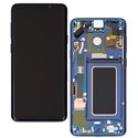 Дисплей для Samsung G965F Galaxy S9 Plus, синий, с сенсорным экраном, с рамкой, Original (PRC), original glass