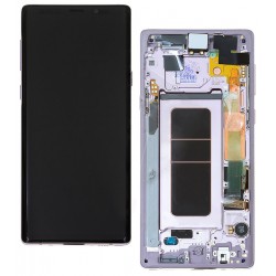 Дисплей для Samsung N960 Galaxy Note 9, фиолетовый, с сенсорным экраном (дисплейный модуль), с рамкой, Original (PRC), lavender Purple, original glass