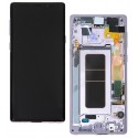 Дисплей для Samsung N960 Galaxy Note 9, фиолетовый, с сенсорным экраном (дисплейный модуль), с рамкой, Original (PRC), lavender Purple, original glass