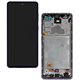 Дисплей для Samsung A725 Galaxy A72, A726 Galaxy A72 5G, фіолетовий, з рамкою, Original (PRC), original glass