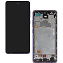 Дисплей для Samsung A725 Galaxy A72, A726 Galaxy A72 5G, фіолетовий, з рамкою, Original (PRC), original glass