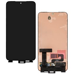 Дисплей для Samsung S911 Galaxy S23, чорний, без рамки, Оригінал (переклеєне скло)