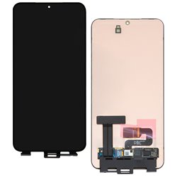 Дисплей для Samsung S916 Galaxy S23 plus, чорний, без рамки, Оригінал (переклеєне скло)