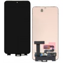 Дисплей для Samsung S916 Galaxy S23 plus, чорний, без рамки, Оригінал (переклеєне скло)