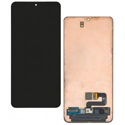 Дисплей для Samsung G991 Galaxy S21 5G, чорний, без рамки, оригінал (переклеєне скло)