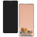 Дисплей для Samsung A536 Galaxy A53 5G, черный, без рамки, High Quality, original LCD size, (OLED)