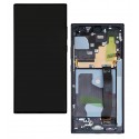 Дисплей для Samsung N985F Galaxy Note 20 Ultra, N986B Galaxy Note 20 Ultra 5G, черный, с рамкой, Original (PRC), original glass