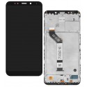 Дисплей для Xiaomi Redmi 5 Plus, черный, с рамкой, China quality, In-Cell