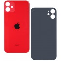 Задня панель корпуса для Apple iPhone 11, червоний, без зняття рамки камери, Original (PRC), big hole