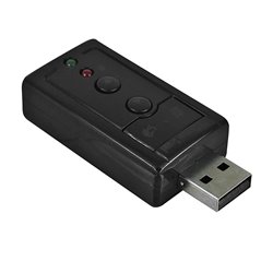Звуковая карта USB AC3, 2 port 3,5'', mic and headpfhone, блистер