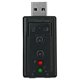 Звукова карта USB AC3, 2 port 3,5 '', mic and headpfhone, блістер