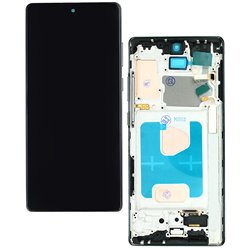 Дисплей для Samsung N980F Galaxy Note 20 / N981 Galaxy Note 20 5G, серый, с сенсорным экраном, с рамкой, China Quality (TFT)