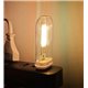Мини USB LED-лампа с 3 светодиодными нитями, прозрачный корпус, тёплый свет