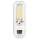 Мини USB LED-лампа в прозрачном корпусе, тёплый свет