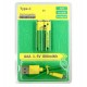 Акумуляторные мизинчиковые батарейки AAA 1.5V Li-Ion с USB Type-C зарядкой, 800 мВт·ч, 2 шт.
