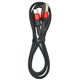 Кабель Type-C - USB, Hoco X26, круглий, 1 метр, у тканинному обплетенні, black - gold