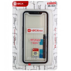 Тачскрін G+OCA PRO для Apple iPhone XR, з ОСА-плівкою, чорний