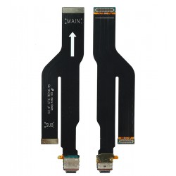Шлейф для телефону Samsung N985F Galaxy Note 20 Ultra, конектора зарядки, High quality, (плата зарядки)