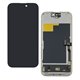 Дисплей для Apple iPhone 15 Pro, чорний, з рамкою, High Quality, без помилки, (OLED), DD-OLED OEM soft, 120Hz, Diagnosable