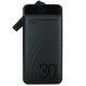 Power Bank Hoco J123B 30000 мАч, 3USB/2Type-C, 22.5W + PD 20W, с дисплеем, черный