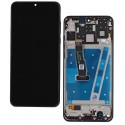 Дисплей для Huawei P30 Lite, чорний, з тачскріном, з рамкою, High quality