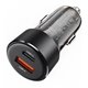 Автомобильное зарядное устройство AceFast B12 USB+Type-C 60Вт, черное