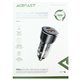 Автомобильное зарядное устройство AceFast B12 USB+Type-C 60Вт, черное