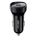 Автомобильное зарядное устройство AceFast B4 USB+Type-C 66Вт, черное