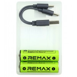 Аккумуляторная батарейка AA REMAX New Energy 3071 мВт·ч Type-C, 2 шт