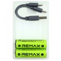 Аккумуляторная батарейка AA REMAX New Energy 3071 мВт ч Type-C, 2 шт