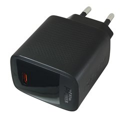 Зарядний пристрій AceFast GaN A112 Type-C PD45W з LED дисплеєм