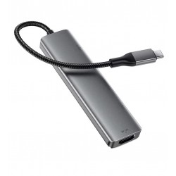 USB-хаб AceFast J16 Type-C на Type-C+3xUSB+HDTV