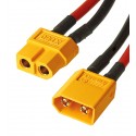 Перехідник з кабелем XT60 тато - XT60 мама 30 см 14AWG