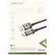 Кабель Type-C - USB AceFast C12-04 1.2м, чорний
