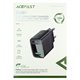 Зарядний пристрій AceFast GaN A90 1USB QC18W, чорний