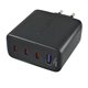 Зарядний пристрій AceFast GaN A94 1Type-C/3USB 100W, чорний