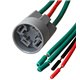 Гнездо для кнопки HSD19-10E/4P/150mm