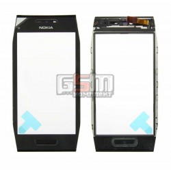 Тачскрин для Nokia X7-00, черный, с рамкой Тачскрин для Nokia X7-00, черный, с рамкой