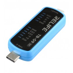 Тест-кабель для перевірки конектора зарядки RELIFE TB-09 SE, USB тип-C, Lightning