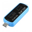Тест-кабель для перевірки конектора зарядки RELIFE TB-09 SE, USB тип-C, Lightning