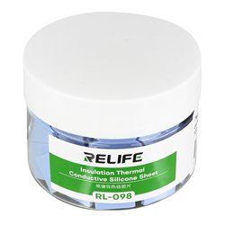Термопрокладка RELIFE RL-098, силиконовая, 2 мм, 12 мм, 12 мм, 100 шт.