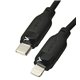 Кабель Type-C - Lightning AceFast C16-01, черный