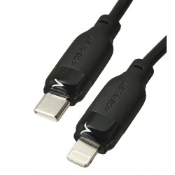 Кабель Type-C - Lightning AceFast C16-01, черный