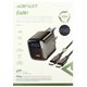 Зарядний пристрій AceFast GaN A113 PD20W з LED дисплеєм + кабель Type-C - Type-C