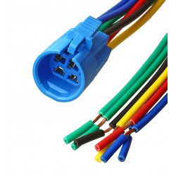 Гнездо для кнопки LAS1-16F-11Ex RGB 7-pin
