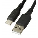 Кабель Type-C - USB AceFast C17-04 1.2м 3А, черный