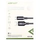 Кабель Type-C - USB AceFast C17-04 1.2м 3А, черный