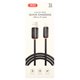 Кабель Lightning - USB XO NB302 100см 3А, чорний