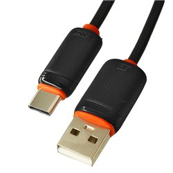 Кабель Type-C - USB XO NB302 100см 3А, чорний