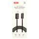 Кабель Type-C - USB XO NB302 100см 3А, черный